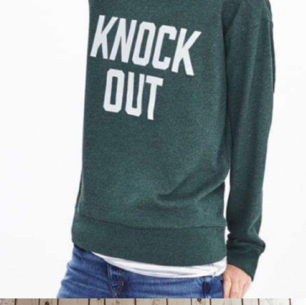 SOLD: BANANA REPUBLIC | green crewneck sweatshirt | long sleeve | S